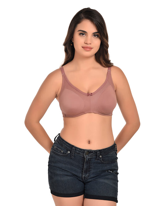 Sawaaro Dusty Rose T-Shirt Bra — Wire-Free Full Coverage
