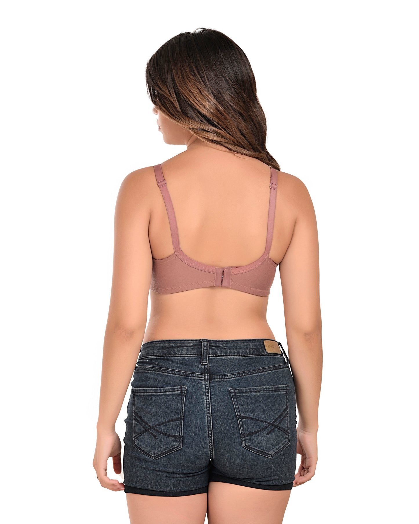 Sawaaro Dusty Rose T-Shirt Bra — Wire-Free Full Coverage