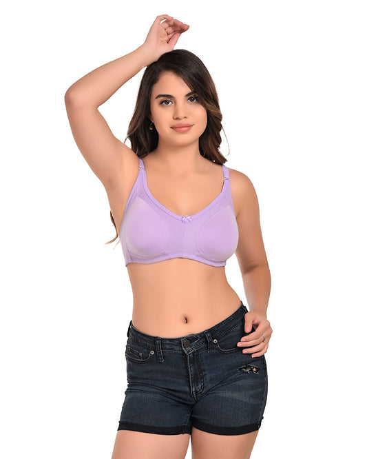 Sawaaro Lavender T-Shirt Bra — Soft Support, All-Day Fit