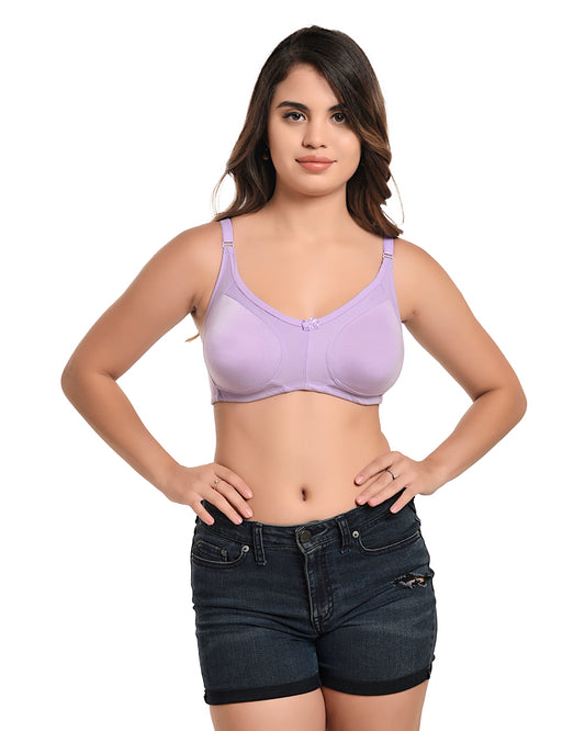 Sawaaro Lavender T-Shirt Bra — Soft Support, All-Day Fit