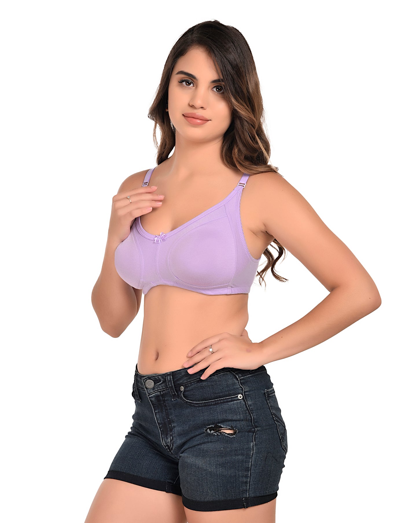 Sawaaro Lavender T-Shirt Bra — Soft Support, All-Day Fit